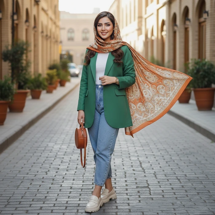 مانتو کتی با شلوار مام استایل 464984