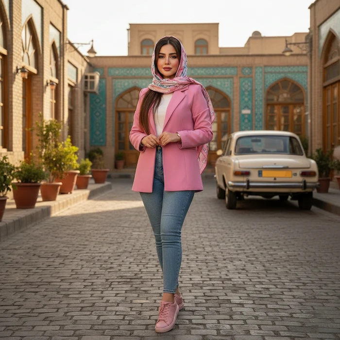 مانتو کتی و شلوار اسکینی 416851651