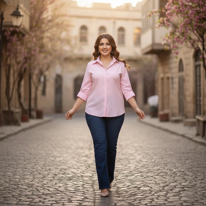 استایل زنانه با هیکل گلابی 634165