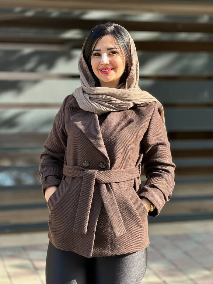 کت یقه هفتی زنانه 41658
