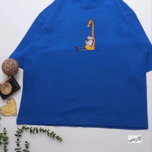 تیشرت باکسی زرافه ۴۳۲