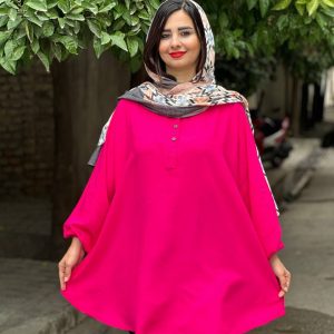 شومیز مانتویی جلوبسته نخی ۱۹