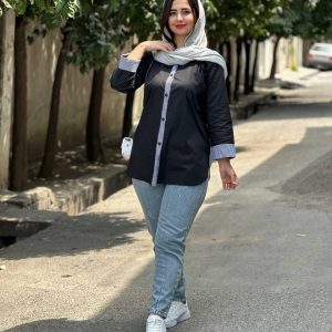 مانتو حاشیه راه راه ۳۶
