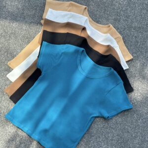 کراپ تیشرت ساده ۸۲۵