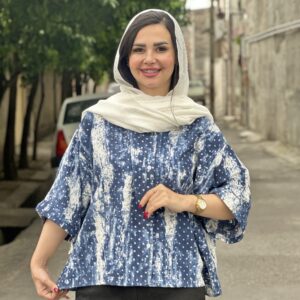 شومیز باکسی آبرنگی ۸۵۲