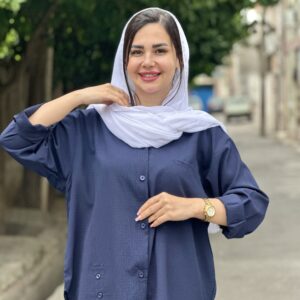 مانتو اطلسی جیبدار ۹۰۵