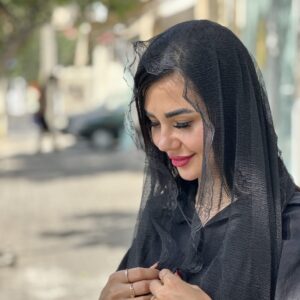شال توری نوار دوزی ۱۰۶۹